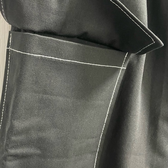 Wide Leg Cargo Pant - Black - Picture 10 of 12